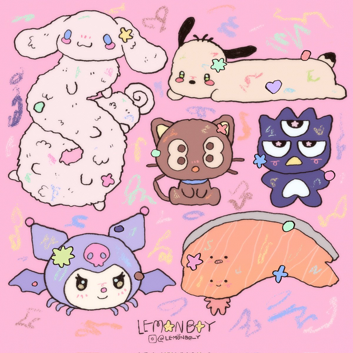 🍣☁️ Cursed Sanrio (pt. II) ☁️🍣

🦐 Instagram: @ lemonbo_y