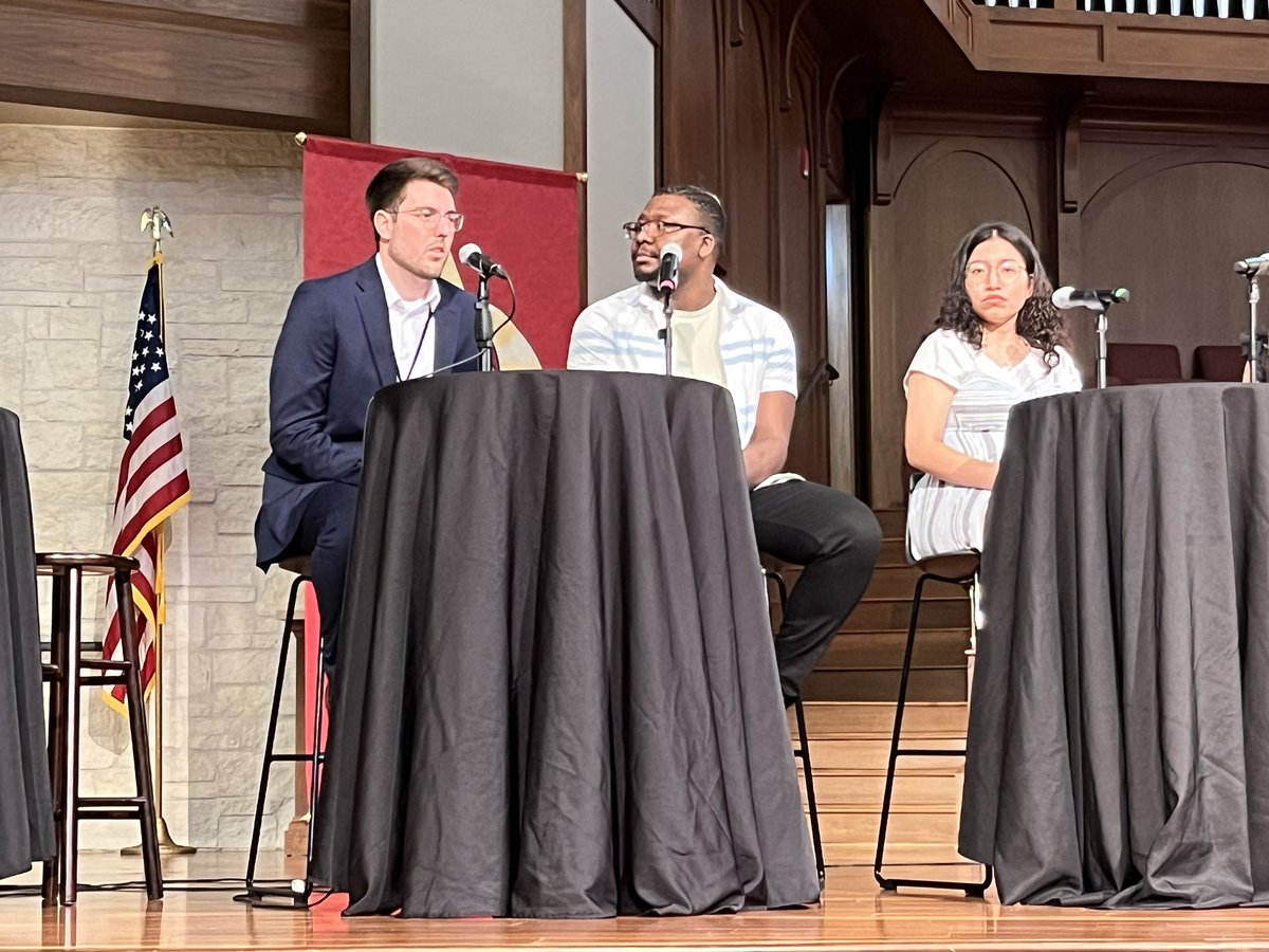 North Texas Conference of The UMC (@umcntc) on Twitter photo When asked what keeps them up at night, #ntxac23 Gen Z panelists Zai and Nathan discuss the threat of gun violence. “Every decision I make about where I go, I think to myself ‘Is this worth dying for?’” When asked what keeps them up at night, #ntxac23 Gen Z panelists Zai and Nathan discuss the threat of gun violence. “Every decision I make about where I go, I think to myself ‘Is this worth dying for?’”