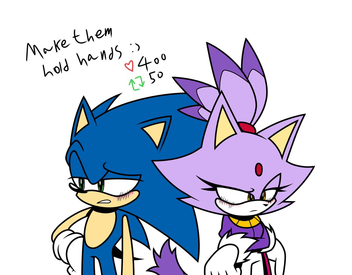 Let's help them a bit 🤭

#Sonaze #SonicTheHedgehog #BlazeTheCat