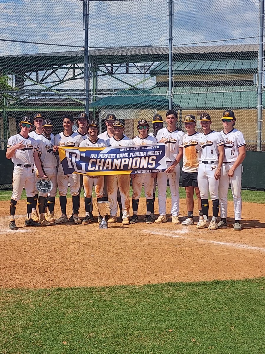 Great weekend boys. Finished 6-0 for the championship #rollmaf <a href="/5StarMafiaTampa/">5 Star Baseball Tampa</a> <a href="/Pat_Schuster10/">Patrick Schuster</a> <a href="/Florida_PG/">Perfect Game Florida</a>