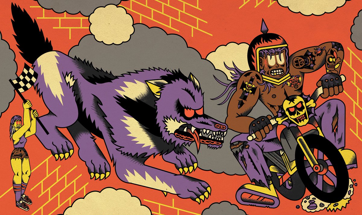 Cover art wraparound for the current Art and Illustration special issue for Sideburn Magazine UK