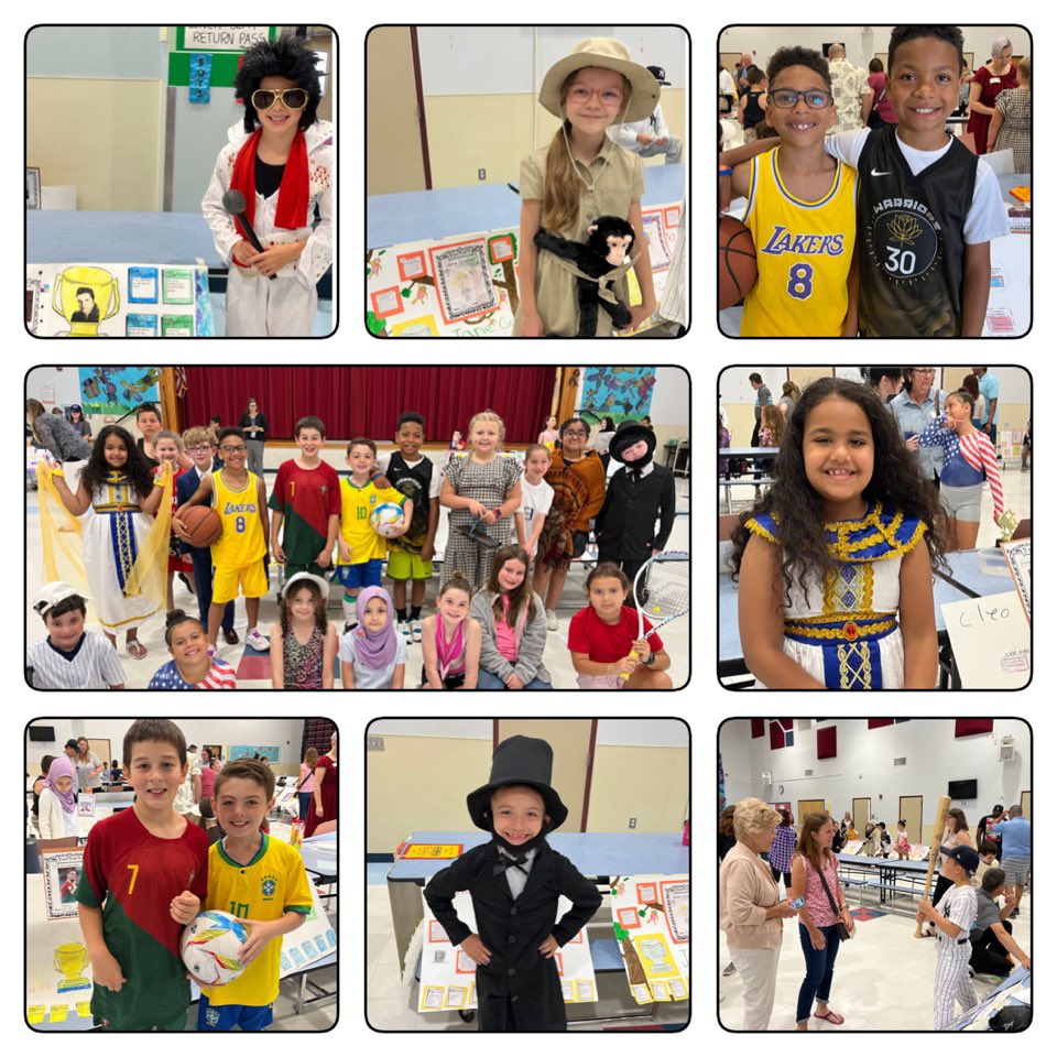 HowellMemorial's tweet image. Our 3rd grade Wax Museum was a hit with our Bulldog parents! Thank you for attending today and as you can see, we were joined by some pretty famous faces! #HowellReads #WorkHardBeKindGoBulldogs