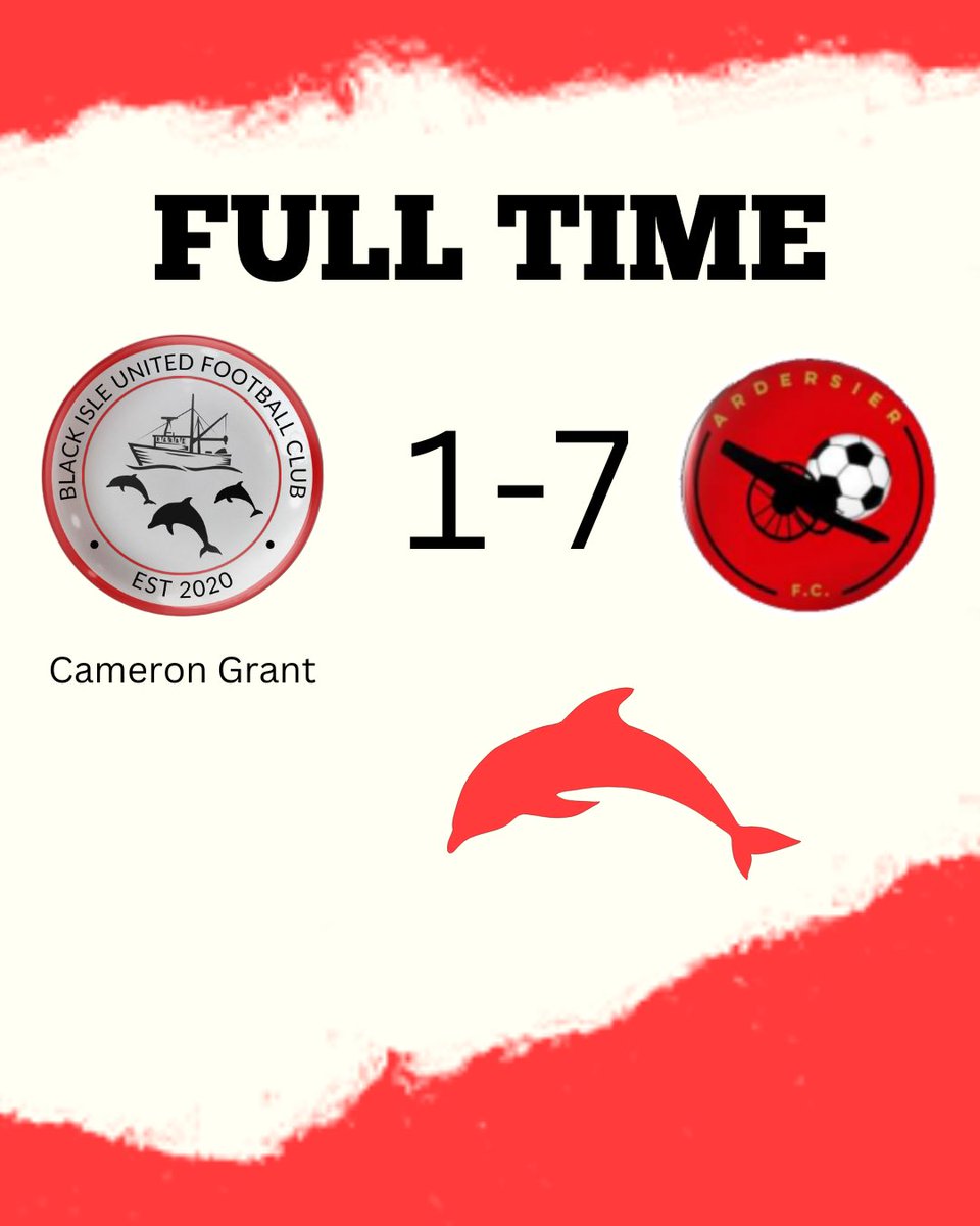 MATCH RESULT ⚽️

HT - 1-2
FT -  1-7

Our next game is on Thursday v Inverness Athletic FC in Culbokie. 

All the best to Ardersier FC for the remainder of the season 🤝