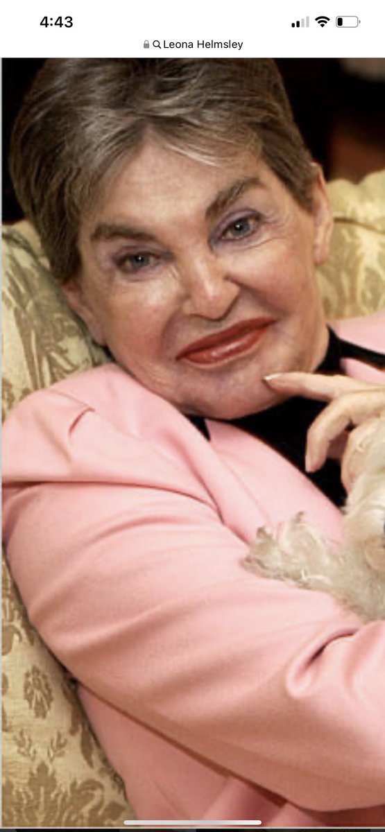 @7Veritas4 @RonFilipkowski Gah she used to be so pretty…now she looks like Leona Helmsley….not the young version