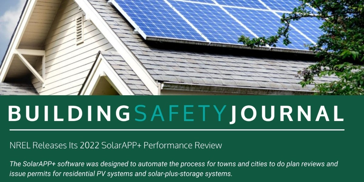 IntlCodeCouncil's tweet photo. The National Renewable Energy Laboratory (NREL) has released its 2022 Annual Performance Review of its automated solar project permitting system – The Solar Automated Permit Processing Plus (@SolarAPP_). https://t.co/JMqU4yUcJb #CodeCouncil #ICCBuildingSafetyJournal https://t.co/oMokHOOa28