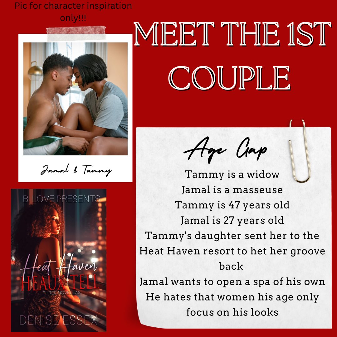 Heat Haven Heaux-tell comes out next Wednesday Jun 21st💋have you followed me yet?🔗facebook.com/DeniseEssex222 #romancebooks #newbookalert #BlackLove #BlackTwitter #blackromancereader #booktok #BookTwitter #indieauthors #avidreader #romancebookcover #deniseessex #sweetheat #READERS