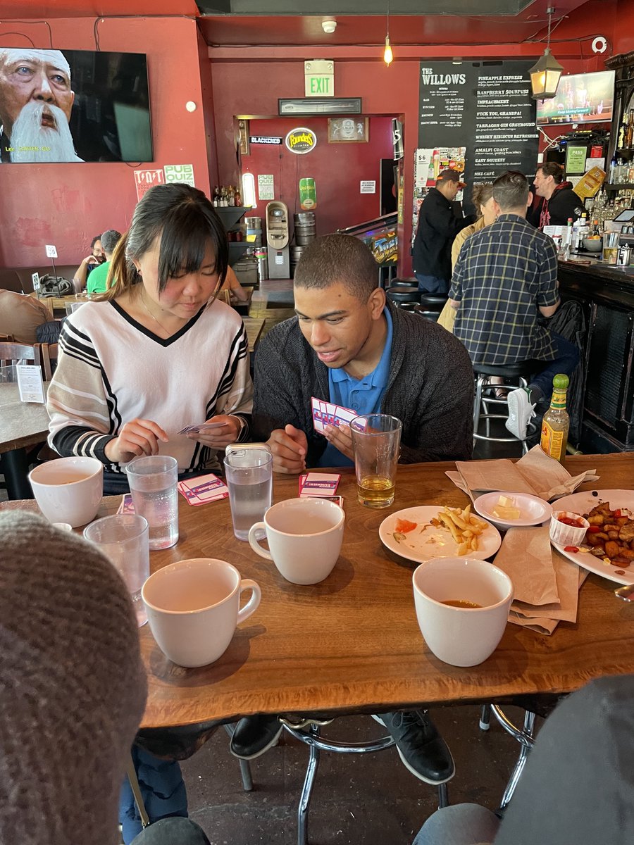 PlayPillowFort's tweet photo. Thanks to everyone who showed up for Rise of the Gummies brunch at @TheWillowsSF this Sunday! We had four games going at one table - you really can play this hybrid card game anywhere!!

Check us out now on Kickstarter: https://t.co/P1oMFo5Zm2

#kickstarter #cardgame https://t.co/uV5PdA5h73