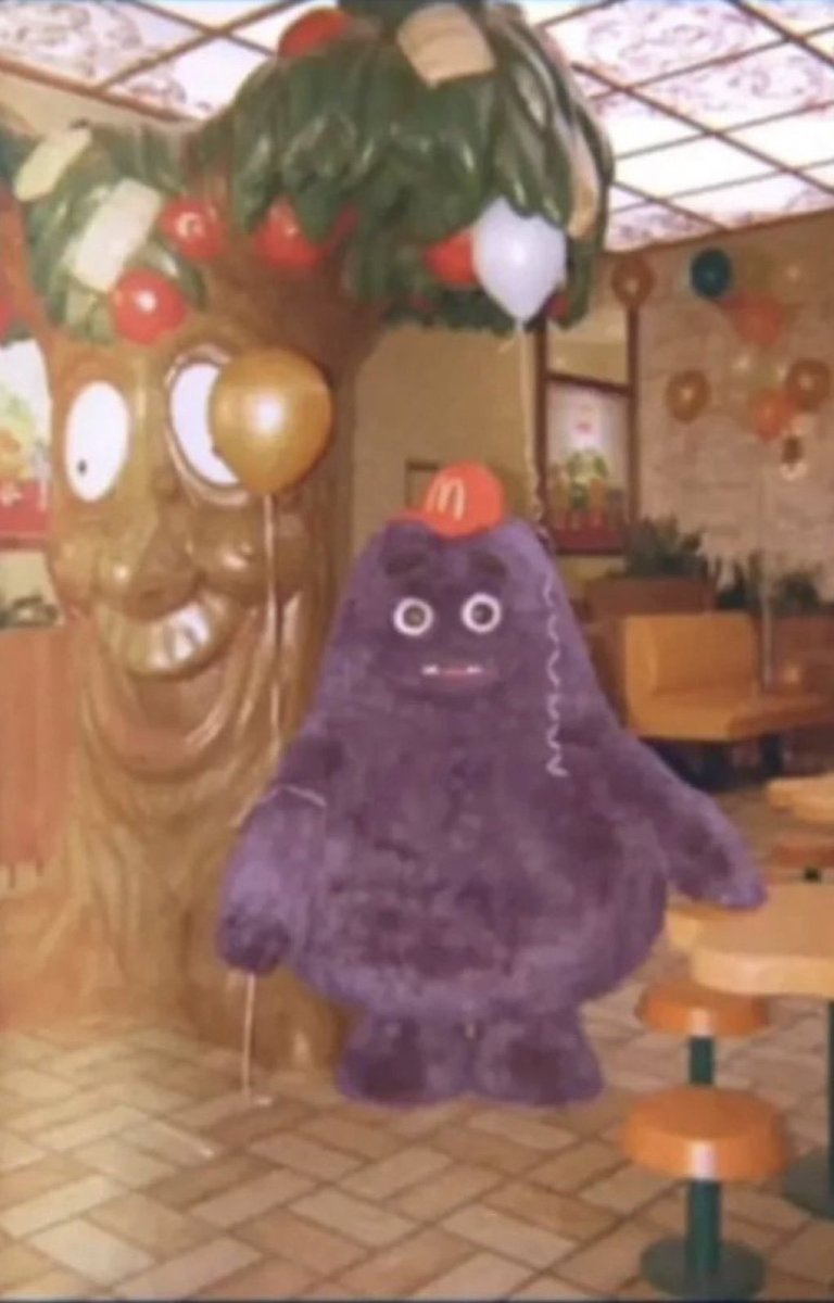 Grimace is such a Gemini