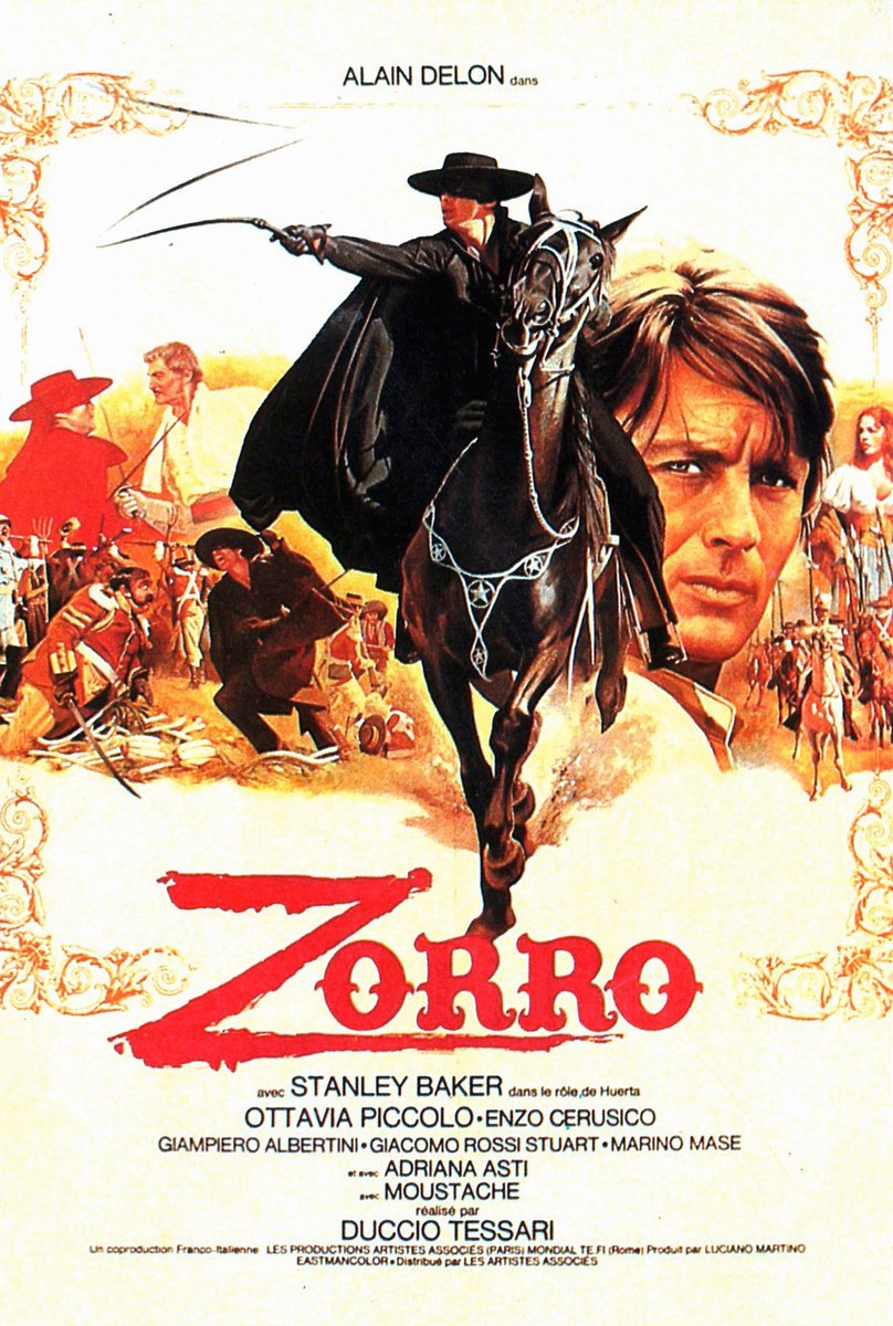 Today in Junesploitation it is westerns day. Me and @RavenLunachick thought it might be interesting to watch a different flavor western so I chose The mark of Zorro (1974). A remake of the 1920 and 40 film based on the original Zorro story. #junesploitation