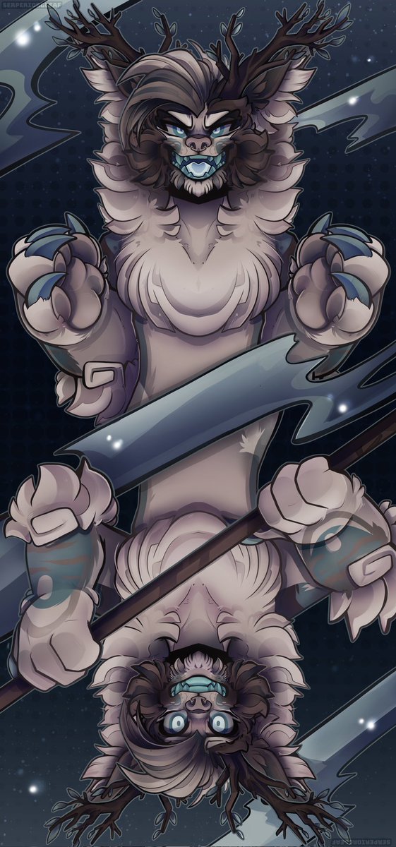 Mirror YCH completed &gt;:3 #furryart