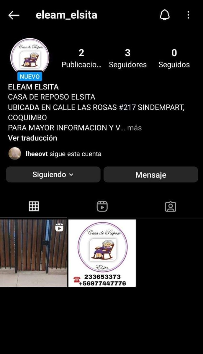 az_antof's tweet photo. Nueva casa de reposo en #Coquimbo 
Para mayor información llamar a los números ⬇️⬇️ 
"Casa de Reposo Elsita" 
Ubicada en calle las rosas #217 Sindempart #Coquimbo https://t.co/EcjwS6EDHc