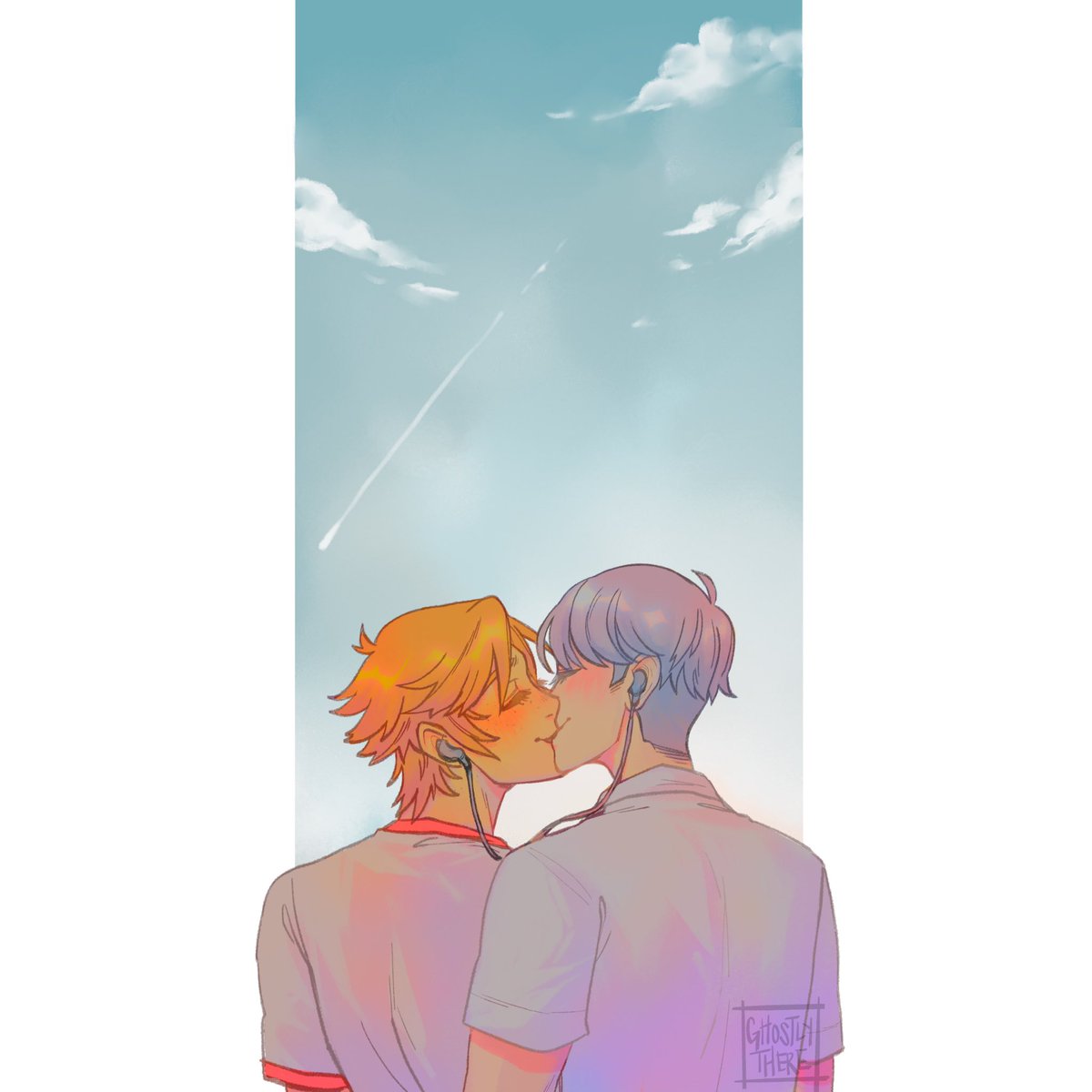 ghostly_there's tweet photo. Your Affection 💖 happy pride month to them only #souyo #persona4 https://t.co/qgHA4ecqw6