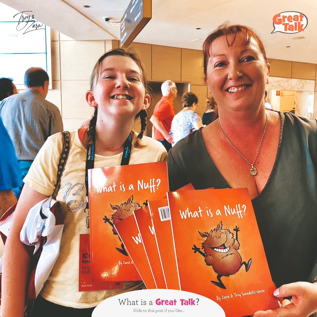 Gr8Talk's tweet photo. Ever hear of a kids book for grown ups? #GreatTalk have a fabulous book for all ages called #WhatIsANuff - a magical and inspirational book, jam-packed with #positivepsychology. https://t.co/flUYvnhm5i