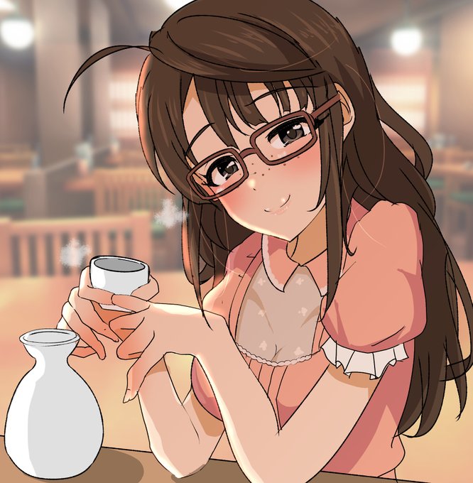 一日遅れの奥山沙織さんお誕生日おめでとう!!
遅れたけど誕生日限定二十歳の沙織さんです!

2枚目は誘って見るような事も覚えて来ちゃった感じで
でも奥谷さんお酒強そうなので実はあまり酔っては無いのかも?
1年で結構訛り抜けてそうだけどまだ親しい人の前ではいつも通りになりそう 