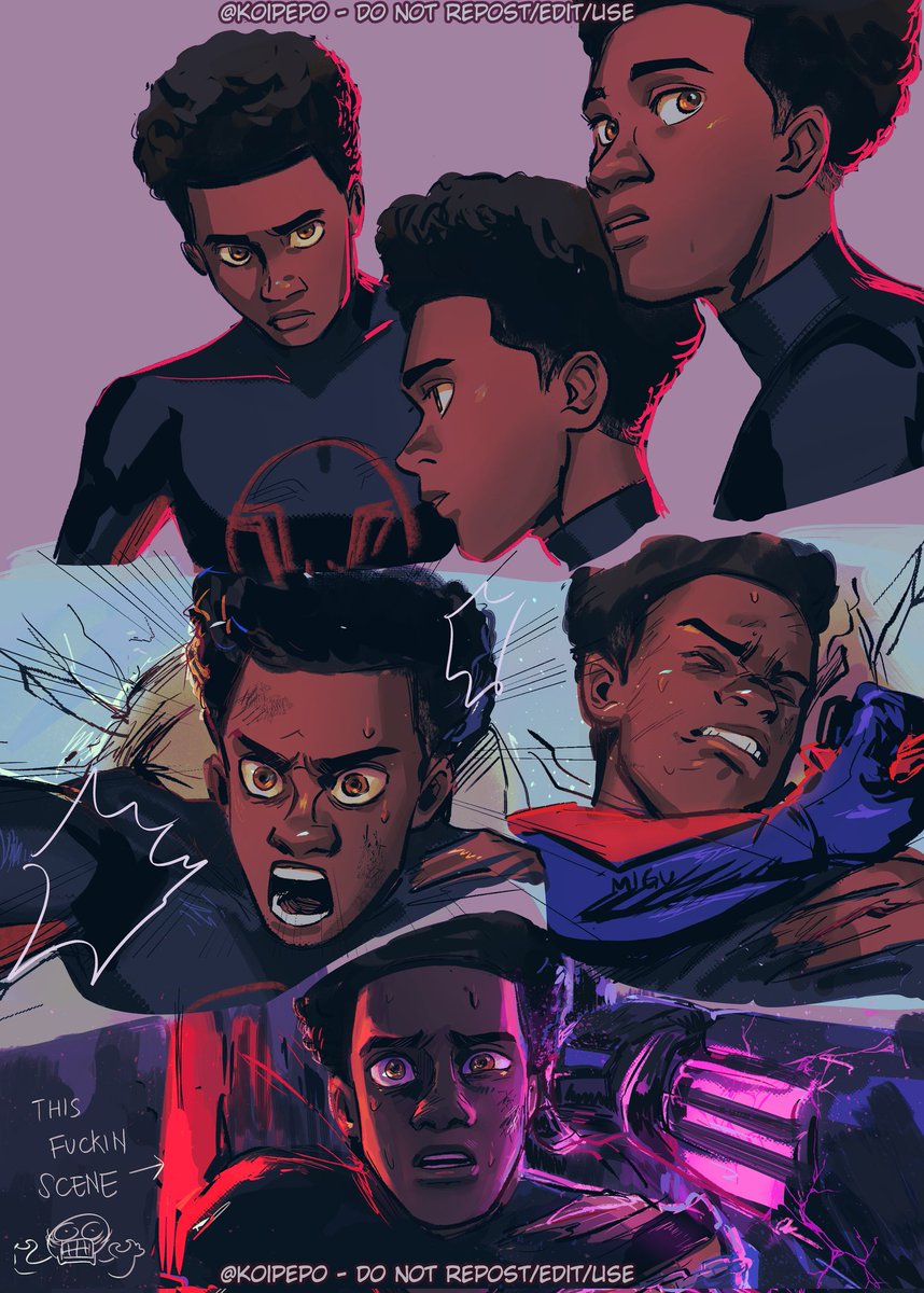 ⚠️ACROSS THE SPIDERVERSE SPOILER⚠️

Practice of Miles in distress (bc he looks good agonized) (⁠ノ⁠ಠ⁠益⁠ಠ⁠)⁠ノ⁠彡⁠┻⁠━⁠┻ #spiderverse #milesmorales