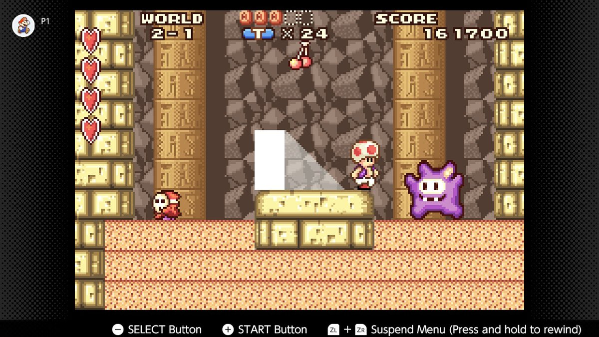 #GameBoyAdvance #SuperMarioAdvance

Toad: That's one big Ninji!