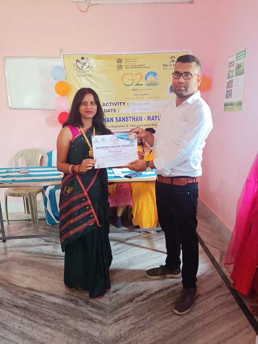 JSS_MAYURBHANJ's tweet image. #Modelingcompetition
#Nsdcskillindia
#G20Summit 
#jssmayurbhanj
#Msde