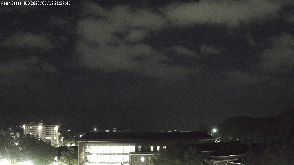 HUBWeatherSTEM's tweet image. Penn State HUB at sunrise and it's 59.8 F.