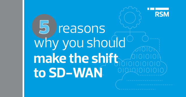 Protect your business with SD-WAN and RSM solutions! Read the blog to learn the five ways adopting SD-WAN can unlock unparalleled value for your company. Discover more today and let the certified experts at RSM help you fully harness the power of Cisco. rsm.buzz/3J7UsQt