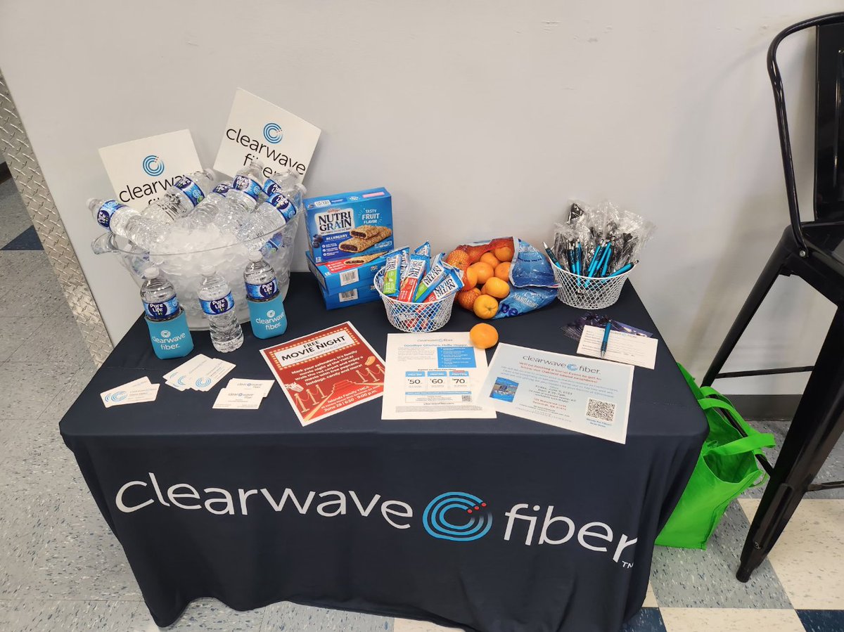 Clearwave_Fiber's tweet photo. Another Wellness Day at the @YMCAofCoastalGA is complete! ✅ We are also super excited to announce that we will host a free movie night with our YMCA friends later this summer! 🎬
#ClearwaveCommunity #Savannah #SavannahIslands https://t.co/QEaCbDHcZ2
