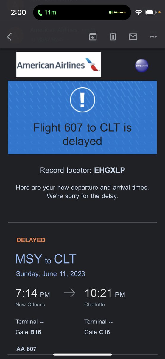 #americanairlines still stuck at airport since june 11.Flight AA607 on june 11 got delayed due to multiple reasons, last one being a computer problem,rebooked flight(AA648) on 12th got delayed too(crew shortage). Compensate for hotel,food, lost wages for my job @AmericanAir