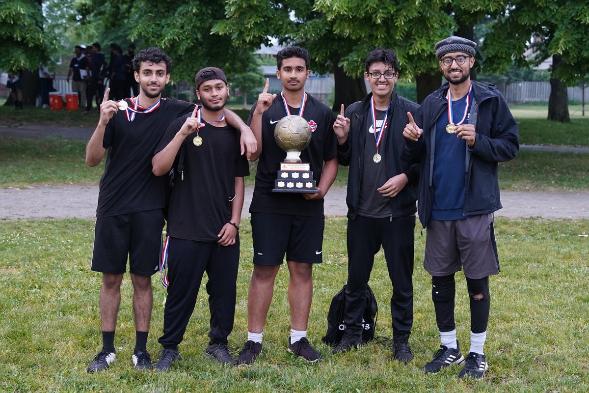 AMYA_WNWToronto's tweet image. Weston North West, Toronto, ON chapter of Ahmadiyya Muslim Youth Association Canada won the Soccer Tournament held as part of Regional Ijtima (Spiritual Retreat) of Greater Toronto Area Center Region of Ahmadiyya Muslim Youth Association Canada. 

#Soccer #IjtimaCanada #Toronto