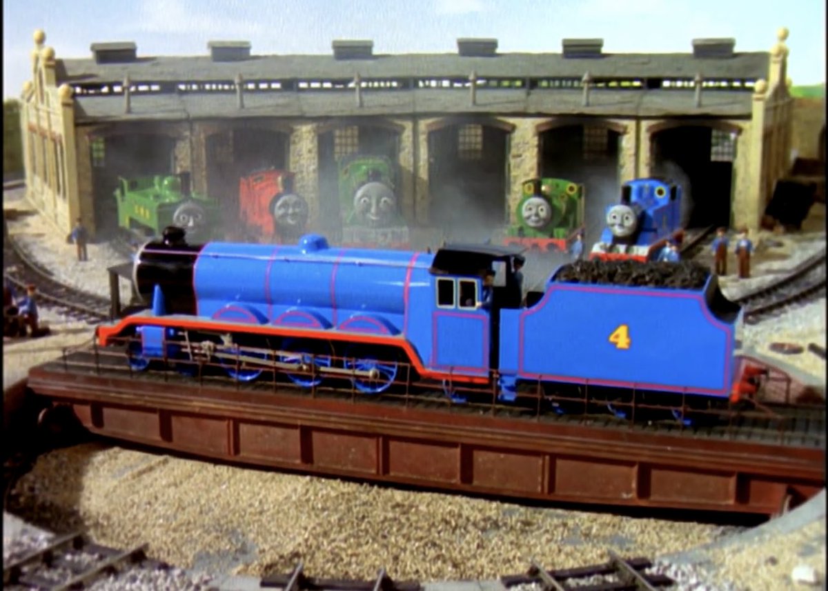 So do y’all think they fight over who gets to use the turntable first to leave the sheds every morning?