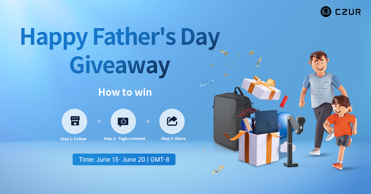 🙌 Father's Day Giveaway

🎁Contest price
CZUR Fancy S Pro Scanner*1
Portapack*3
Smart notebook+ Bookmark *5

🎗Click the link below to register your entry via the Gleam widget: gleam.io/competitions/b…

🌏Contest goes worldwide:
June 13rd, 2023- June 20th, 2023| GMT-8

Good luck!