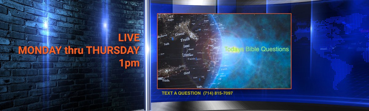 HisChannel's tweet photo. LIVE TV STREAM
1pm Pacific Weekly 
TODAY'S BIBLE QUESTIONS      

RoKu  |  Apple TV  |  Fire TV  |  iPhone  |  Web https://t.co/YXnbmBfWma
