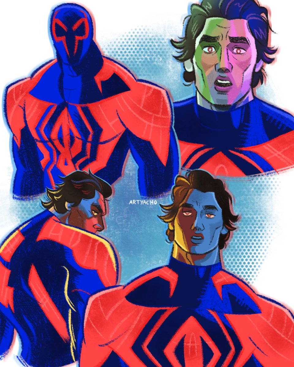 artyacho's tweet photo. 🕸🕷😏 #MiguelOHara #migueloharafanart #SpiderMan2099 #SpiderManAcrossTheSpiderVerse https://t.co/OMLMdgK148