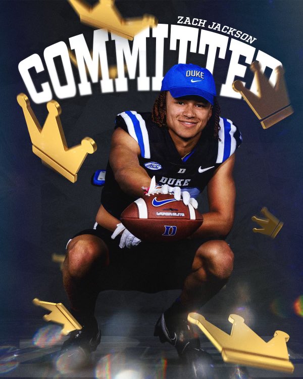 Zach Jackson (@zach_jackson12) on Twitter photo COMMITTEDβΌοΈβΌοΈπ΅β«οΈ <a href="/CoachMikeElko/">Coach Mike Elko</a> <a href="/coachhemp/">Lyle Hemphill</a> <a href="/CoachSantucci/">Tyler Santucci</a> <a href="/DukeFOOTBALL/">Duke Football</a> <a href="/CoachPerrotta/">Nick Perrotta</a> <a href="/HIESFootball/">Holy Innocents' Football</a> <a href="/247Sports/">247Sports</a> <a href="/JeremyO_Johnson/">Jeremy Johnson</a> COMMITTEDβΌοΈβΌοΈπ΅β«οΈ <a href="/CoachMikeElko/">Coach Mike Elko</a> <a href="/coachhemp/">Lyle Hemphill</a> <a href="/CoachSantucci/">Tyler Santucci</a> <a href="/DukeFOOTBALL/">Duke Football</a> <a href="/CoachPerrotta/">Nick Perrotta</a> <a href="/HIESFootball/">Holy Innocents' Football</a> <a href="/247Sports/">247Sports</a> <a href="/JeremyO_Johnson/">Jeremy Johnson</a>