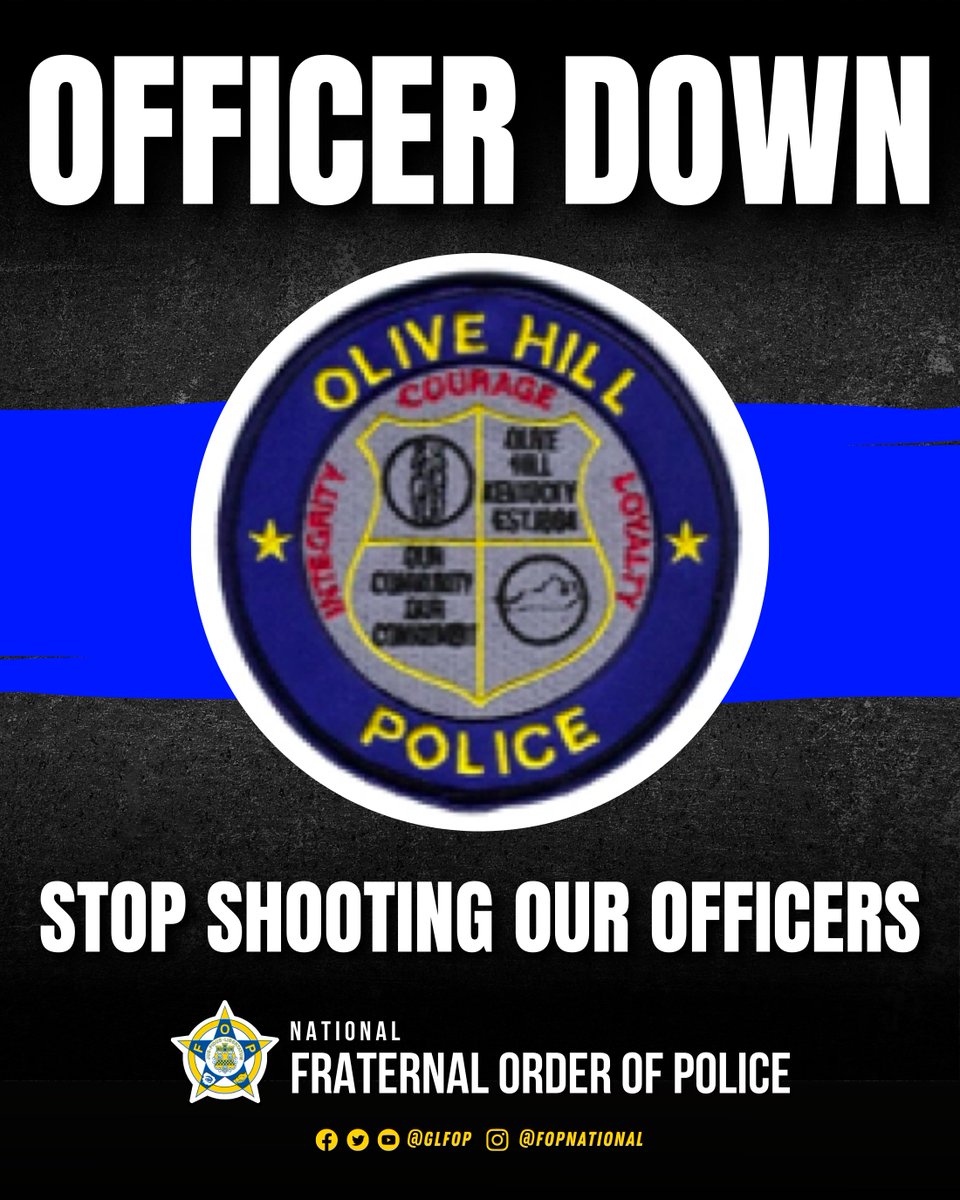 🚨 OFFICER DOWN: Please pray for the Olive Hill Police Officer who was shot in the line of duty today while sitting in his vehicle.

The blatant, out-of-control violence against the men and women of law enforcement continues to surge across the country. An attack on them is a…