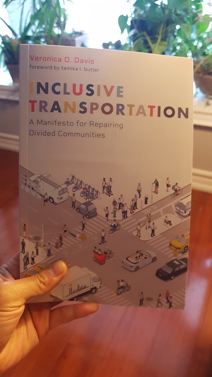 Just arrived in the mail 😊! 

Looking forward to learning from the wisdom of @VeronicaODavis.

She and <a href="/TamikaButler/">tamika butler is @tamikabutler.bsky.social</a> inspired me to work towards #MobilityEquity almost 8 years ago.