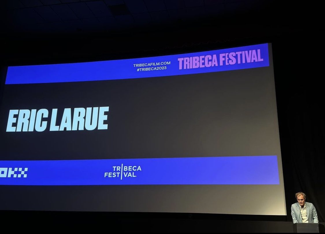 Anyone catch the premiere of Eric Larue at #Tribeca2023 this weekend? I did! 😎#michaelshannon #ericlarue #TribecaFilmFestival