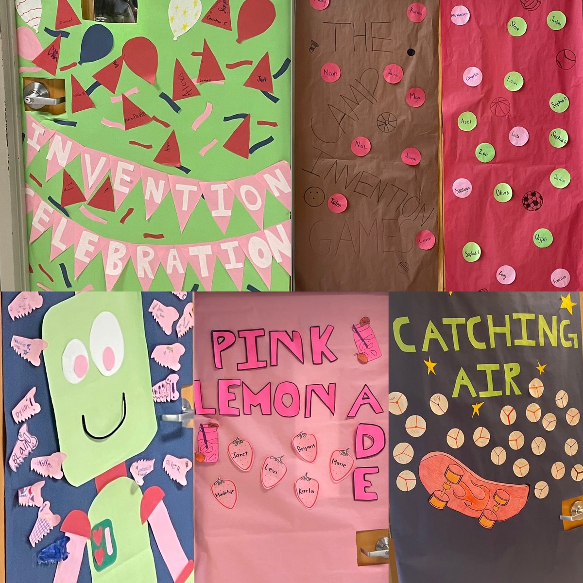 My leadership interns are amazing! Check out these doors they prepared for our campers!! #CampInvention
