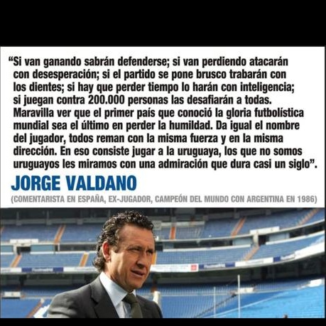 Como "nos" ve <a href="/JorgeValdano/">Szolsányi György</a>, de los tipos que más saben ver el fútbol mundial.