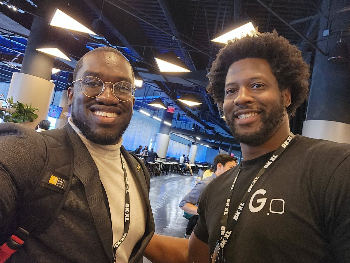 BK-XL Demo Day was 🔥 + finally met <a href="/DarrelFrater/">Darrel Frater ✝️</a> in person! Vibes were on 💯 #BKXL