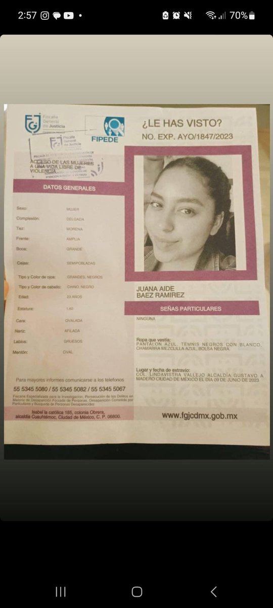 deliverlibres's tweet photo. Hola cómo estás?
Me gustaría pedirte un favor.
La chica de recepción tiene una amiga que no aparece desde el viernes. Recibió una llamada en su trabajo diciendo que su mamá está enferma y se salió y desde ahí no aparece y la llamada fue totalmente falsa
@LaCaderadeEva https://t.co/vGyoRw4rK4