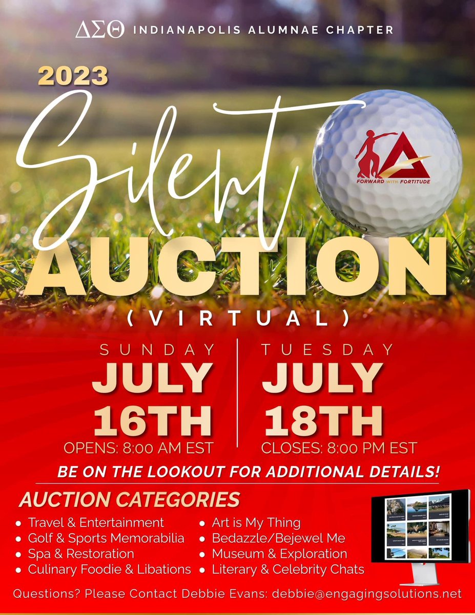 Join Us for the “Deltas on the Fairway” golf tournament. This day of fun, fellowship, and education will occur on Tuesday, July 18th, 8a- 5p at Coffin Golf Course, Indianapolis, Indiana. 

To register for Deltas on the Fairway, click events.dstonline.org/Events/FGT2023…