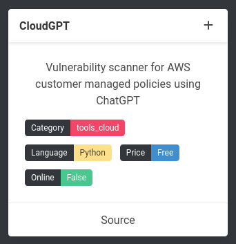 rawsec_cyber's tweet photo. @noraj_rawsec added new tools and resources to the #Rawsec #Cybersecurity Inventory:

🌀 HashKitty by ScriptSathi
🌀 CloudGPT by @ustayready
🌀 Dalfox by @hahwul
🌀 https://t.co/GraoGRheHq by @mrd0x

https://t.co/7gbYMgToRq https://t.co/GOzrt864Rp
