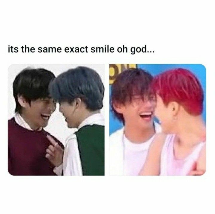 taehyungs jiminie smile is very personal to me