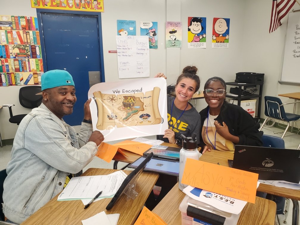 segarrac's tweet photo. ๐๐ฅ THEY DID IT! ๐งฉ
They've cracked the code, unlocked the mysteries, and successfully ESCAPED! ๐๐ชโจ B.E.S.T. #MathCriticalContent #SummerInstitute escape room was a hit! ๐๐ @BrowardMath #MathAdventures #PassionForMath #EducatorsOnFire https://t.co/dPDS7pCNrj
