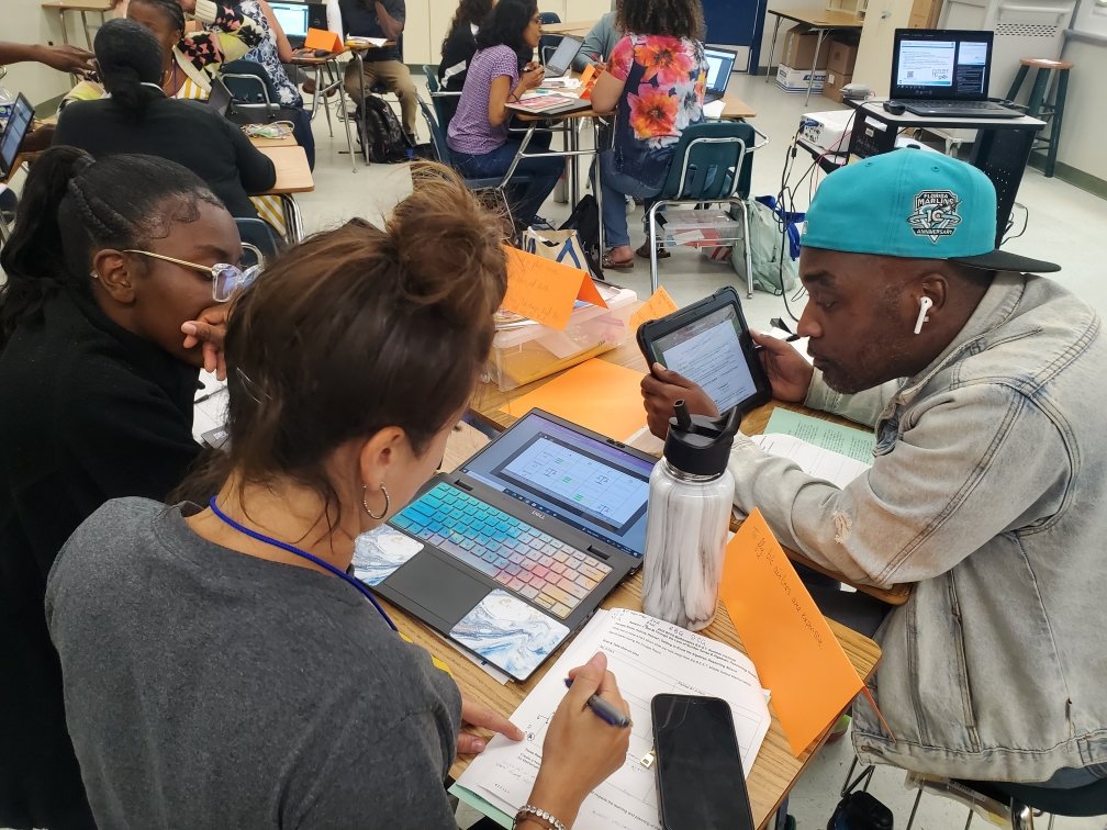 segarrac's tweet photo. ๐๐ฅ THEY DID IT! ๐งฉ
They've cracked the code, unlocked the mysteries, and successfully ESCAPED! ๐๐ชโจ B.E.S.T. #MathCriticalContent #SummerInstitute escape room was a hit! ๐๐ @BrowardMath #MathAdventures #PassionForMath #EducatorsOnFire https://t.co/dPDS7pCNrj