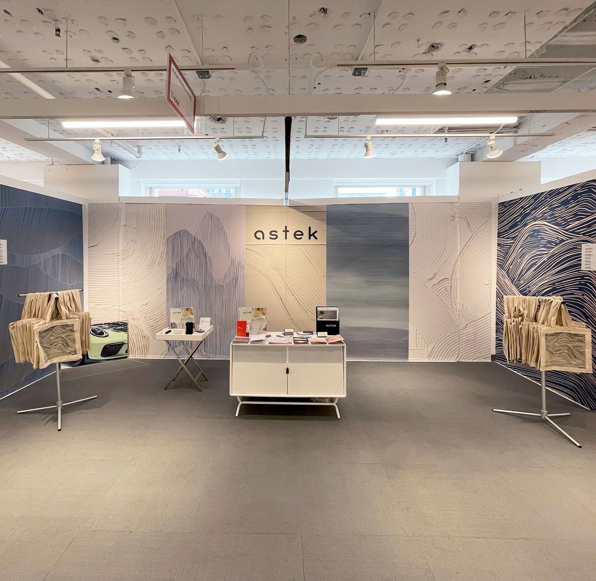 AstekInc's tweet photo. We're at @NeoCon_Shows! Stop by booth #7-1065 for an exclusive look at our stunning in-house collections, including Ascend by @JillMalek, selected as a winner for this year's Best of NeoCon awards. https://t.co/MkLyKpuP0W