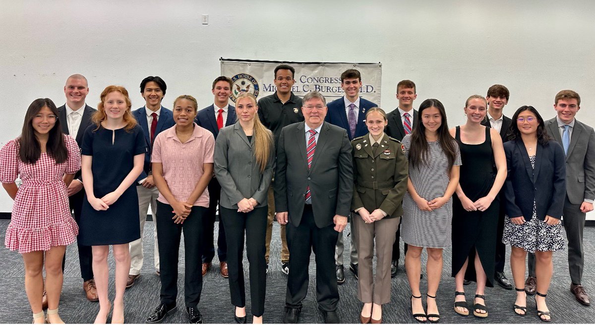 Congratulations to these outstanding students from #TX26 who have accepted appointments to attend America's prestigious service academies. Best wishes as you continue serving our nation.