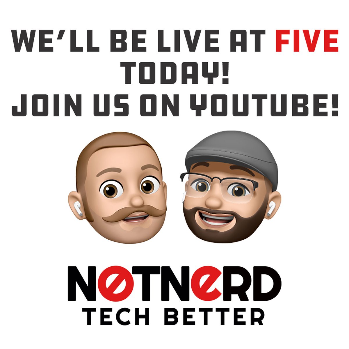 N0tnerd's tweet image. We&apos;re going live a bit early today, join us! #techbetter youtube.com/live/UWHiLELJc…