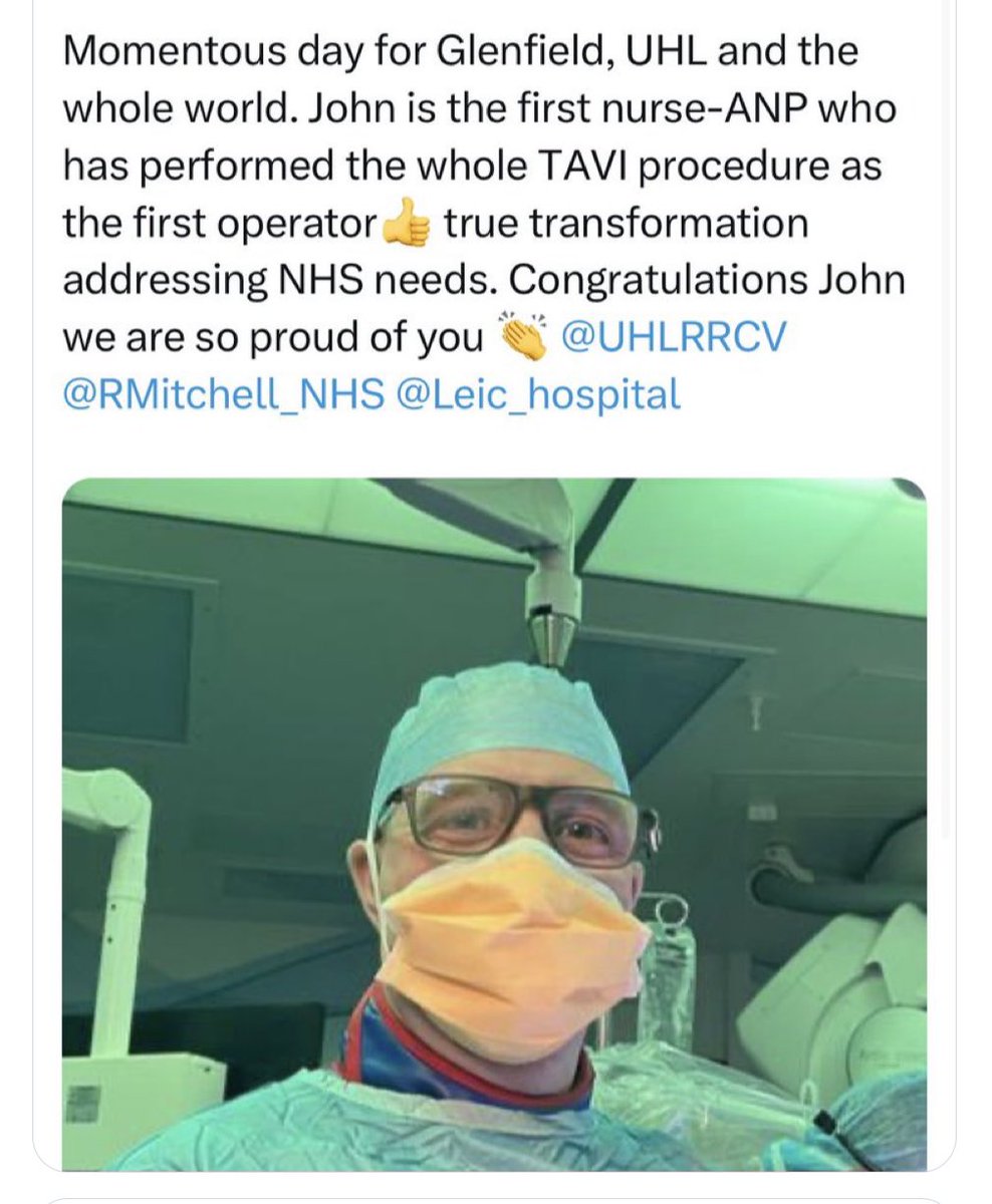 When I was a 🫀SHO 15 years ago TAVI’s were the newest, sexiest things in the 🌎 

I remember how many quaternary consultant surgeons and medics were in the planning MDTs

This was/is the apex & one of the few times I’ve seen ☠️ on table

Today’s 🗑️ 🔥 has made me think……