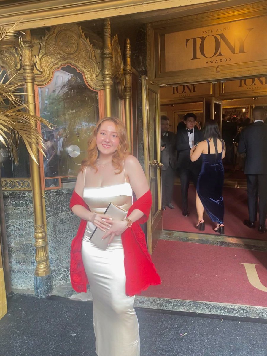 My mom, RIP, grew up in NYC; her immigrant parents were a cook &amp; maid. I’m not sure she ever saw a Broadway show, but she loved telling of the time she passed Angela Lansbury on the street. Last night, her granddaughter attended the Tony’s &amp; somewhere a proud Grandma is smiling.