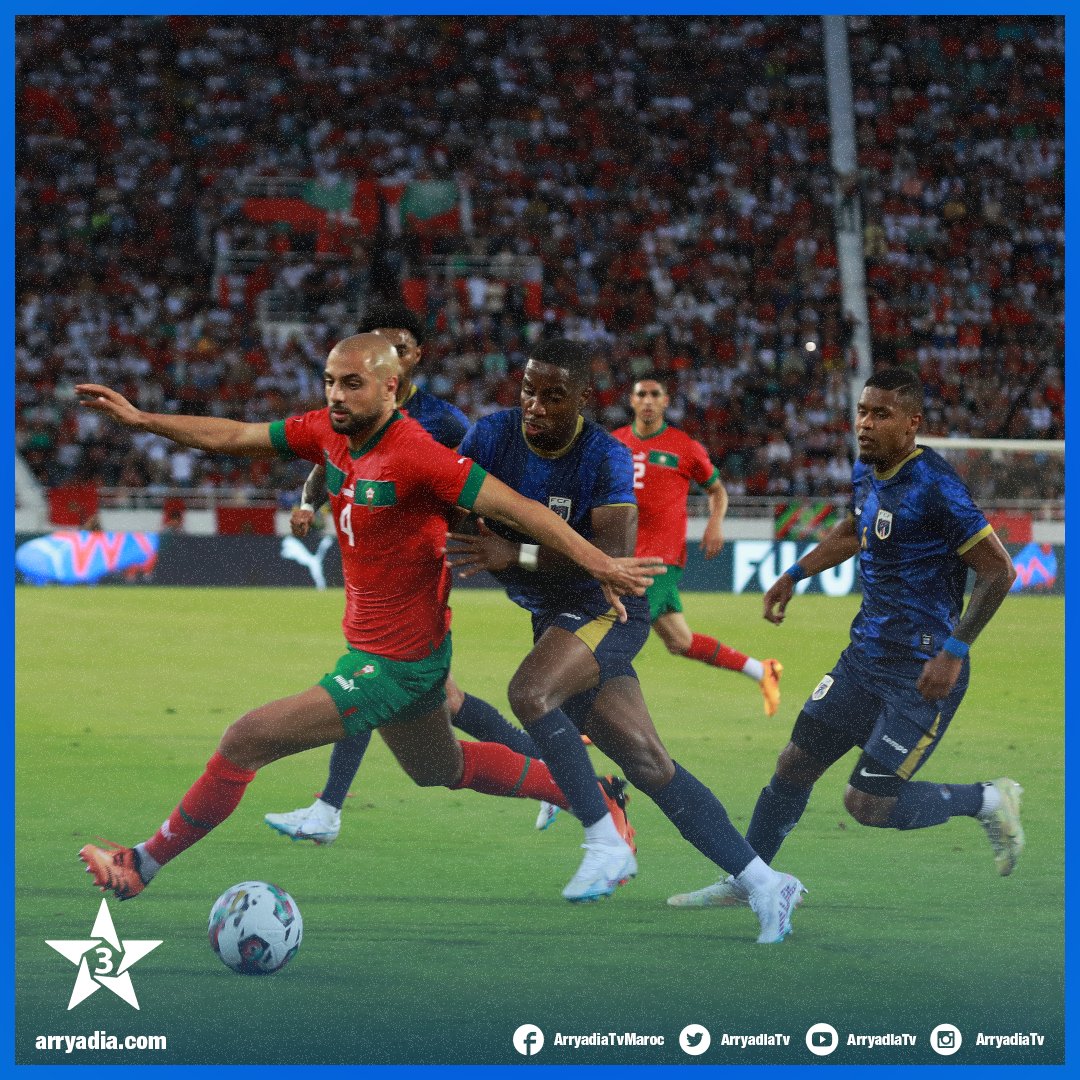 arryadiatv's tweet photo. مباراة ودية.. المنتخب المغربي يتعادل مع منتخب الرأس الأخضر 0-0.
https://t.co/TB2DETQKF6
#FRMF #FIFA #MARCPV
@FRMFOFFICIEL @EnMaroc https://t.co/unFaxIpJi8