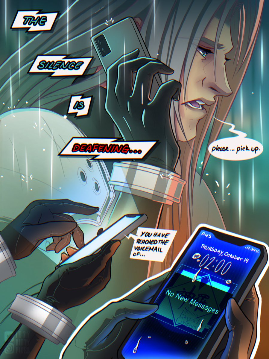 IttyBittyPixel's tweet photo. “Please…pick up.” 🥺

#Sephiroth #FinalFantasy7Rebirth #FinalFantasyVII #FinalFantasy #FF7EC #SquareEnix https://t.co/Xv9pDeCEw1